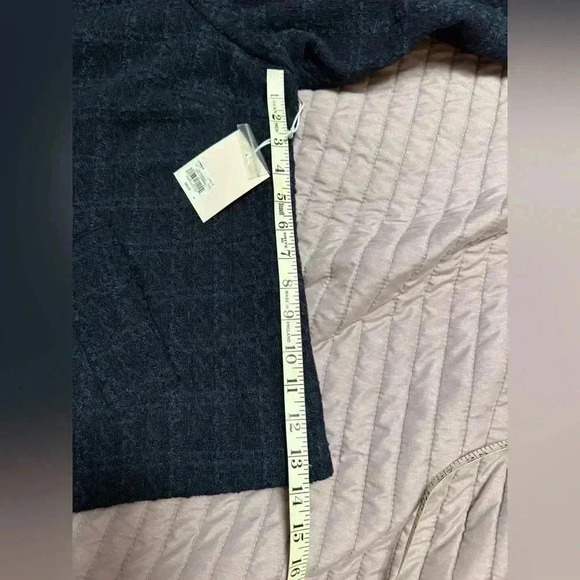 Lauren Conrad Women’s 3X coat. Fall, classic style, navy blue, plaid. - Picture 10 of 12